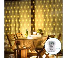 B.V. - LED Venkovní vánoční řetěz 100xLED/8 funkcí 4,5x1,5m IP44 teplá bílá