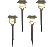 B.V.  - SADA 4x LED RGB Solární lampa LED/0,2W/2V IP44