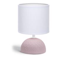 B.V.  - Stolní lampa 1xE14/40W/230V růžová/bílá