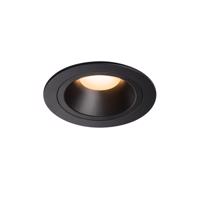 BIG WHITE NUMINOS DL M vnitřní LED zápustné stropní svítidlo černá/černá 2700 K 40° včetně listových pružin 1003844