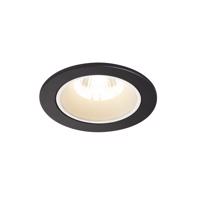 BIG WHITE NUMINOS DL S vnitřní LED zápustné stropní svítidlo černá/bílá 4000 K 20° včetně listových pružin 1003818