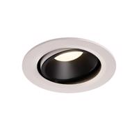 BIG WHITE NUMINOS MOVE DL L vnitřní LED zápustné stropní svítidlo bílá/černá 4000 K 40° otočné a výkyvné 1003688