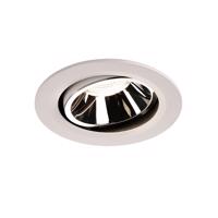 BIG WHITE NUMINOS MOVE DL L vnitřní LED zápustné stropní svítidlo bílá/chrom 4000 K 40° otočné a výkyvné 1003690