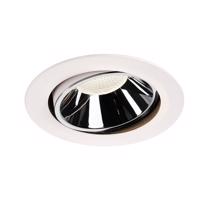 BIG WHITE NUMINOS MOVE DL XL vnitřní LED zápustné stropní svítidlo bílá/chrom 4000 K 20° otočné a výkyvné 1003759