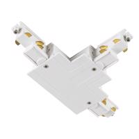 BIG WHITE (SLV) T-spojka pro S-TRACK 3fázovou montážní lištu, uzemnění vnitřní vpravo, bílá, DALI 1006532