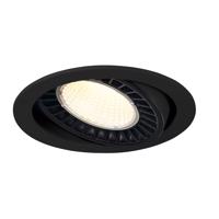 BIG WHITE SUPROS DL LED vnitřní stropní vestavné svítidlo, černé, kulaté, 4000K, 60°, CRI90, 2700lm 1003303