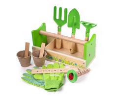 Bigjigs Toys Bigjigs Toys - Zahradnický set v přepravce