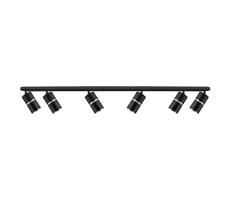 Bodové svítidlo BAMBOO 6xGU10/10W/230V černá