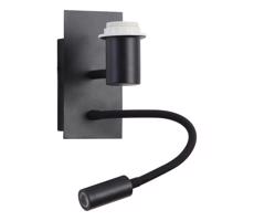 Brilagi Brilagi - LED Flexibilní nástěnná lampa 1xE27/25W/230V + LED/3W černá