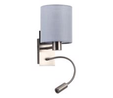 Brilagi Brilagi - LED Flexibilní nástěnná lampa 1xE27/25W/230V + LED/3W matný chrom/šedá