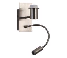 Brilagi Brilagi - LED Flexibilní nástěnná lampa 1xE27/25W/230V + LED/3W matný chrom
