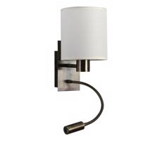 Brilagi Brilagi - LED Flexibilní nástěnná lampa 1xE27/25W/230V + LED/3W mosaz/krémová