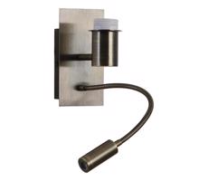 Brilagi Brilagi - LED Flexibilní nástěnná lampa 1xE27/25W/230V + LED/3W mosaz