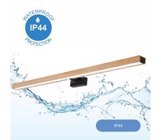 Brilagi Brilagi-LED Koupelnové osvětlení zrcadla WOODY MIRROR LED/15W/230V IP44 dub/čern