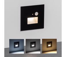 Brilagi Brilagi -LED Schodišťové svítidlo se senz. LED/1,5W/230V 3000K/4000K/6500K černá