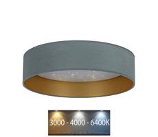 Brilagi Brilagi - LED Stropní svítidlo VELVET STAR LED/24W/230V pr. 40 cm mintová/zlatá