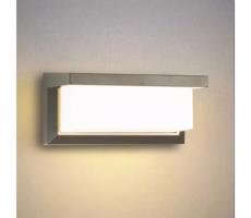 Brilagi Brilagi-LED Venkovní nástěnné svítidlo se senzorem BRICKY LED/12W/230V šedá IP54