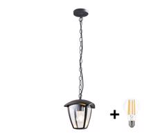 Brilagi Brilagi - LED Venkovní závěsné svítidlo LUNA 1xE27/60W/230V IP44