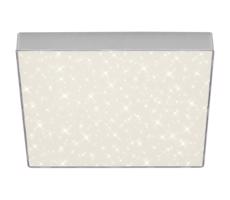Briloner Briloner 7078-414 - LED Stropní svítidlo STAR SKY LED/21W/230V 28x28 cm stříbrná