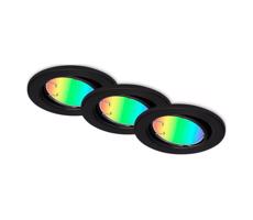 Briloner Briloner 7373-035 - SADA 3x LED RGB Stm. podhledové svítidlo LED/4,9W/230V + DO