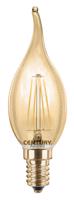 CENTURY LED FILAMENT SVÍČKA PLAMEN EPOCA 4W E14 2200K 320Lm 360d 35x118mm IP20 CEN INVM1C-041422 Čirá