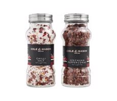 Cole&Mason Cole&Mason - Dárková sada Aromatic chilli soli a sečuánského pepře