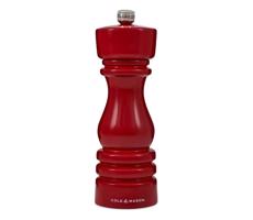 Cole&Mason Cole&Mason - Mlýnek na sůl LONDON 18 cm buk/červená