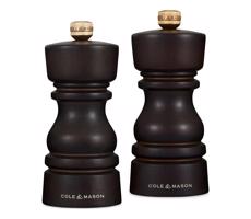 Cole&Mason Cole&Mason - Sada mlýnků na sůl a pepř LONDON 2 ks 13 cm buk/hnědá