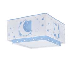 Dalber Dalber 63236T - Dětské stropní svítidlo MOONLIGHT 2xE27/60W/230V modrá