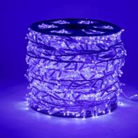DecoLED DecoLED LED světelný řetěz - 100m, 2000 modrých diod, bílý kabel