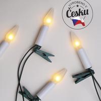 decoLED LED světelné krápníky, 3x0,9m, teple bílá, 174 diod