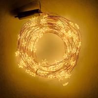 DecoLED LED světelný řetěz - hvězdičky, 12 x 1,5 m, teple bílá, 180 diod