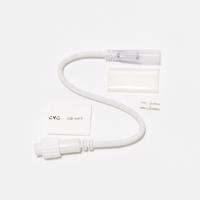 DecoLED Prodlužovací kabel pro dvoustranný LED Neon, IP67, 230V, 25 cm, bílý, samčí 2DN21