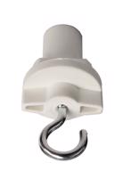 Deko-Light kolejnicový systém 3-fázový 230V D Line háček bílá RAL 9016 710060