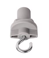Deko-Light kolejnicový systém 3-fázový 230V D Line háček šedá RAL 7040 710061