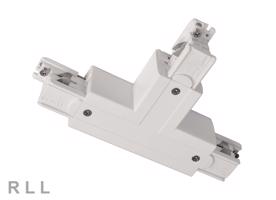 Deko-Light kolejnicový systém 3-fázový 230V D Line T-spojka levé-levé-pravé 220-240V AC/50-60Hz bílá RAL 9016 166 710027