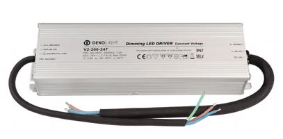 Deko-Light LED-napájení IP, DIM CV, 24V 66-200W konstantní napětí 2700-8300 mA IP67 stmívatelné 24V DC 66,00-200,00 W 872138
