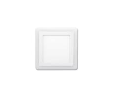 DUO-S6W - LED Podhledové svítidlo DUO LED/6W/230V + LED/3W