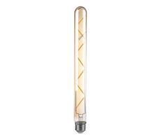 E27 T30 LED FILAMENT 7W, 700lm, 300°, jantar, sklo, 2200K