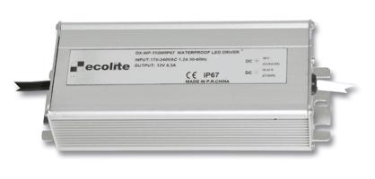 Ecolite El. trafo,230V-12V,12.5A,150W DX-WP-150W/IP67