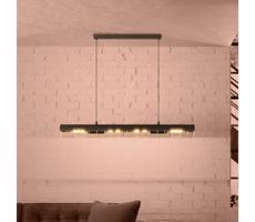 Eglo Eglo 390059 - Lustr na lanku ALFONSINE 4xE27/40W/230V černá/zlatá