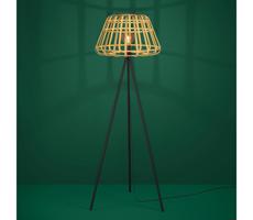 Eglo Eglo 390155 - Stojací lampa MONTEZUELO 1xE27/40W/230V hnědá