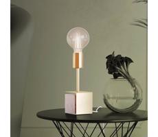 Eglo Eglo 390169 - Stolní lampa CARMITA 1xE27/40W/230V zlatá/bílý mramor