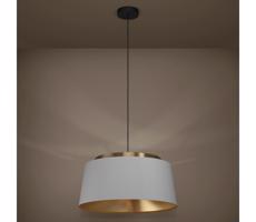 Eglo Eglo 390173 - Lustr na lanku ALMERIMAR 3xE27/40W/230V šedá/zlatá