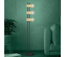 Eglo Eglo 390194 - Stojací lampa LEVANTARA 3xE27/40W/230V černá/hnědá