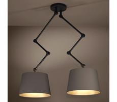 Eglo Eglo 390199 - Lustr na tyči PISTUNIO 2xE27/40W/230V hnědá