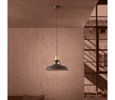 Eglo Eglo 390229 - Lustr na lanku ESPINARDO 1xE27/40W/230V černá/zlatá
