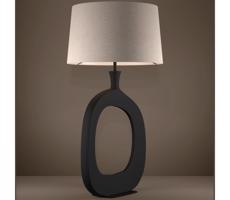 Eglo Eglo 390424 - Stolní lampa DIEZMA 1xE27/60W/230V 88 cm černá/krémová