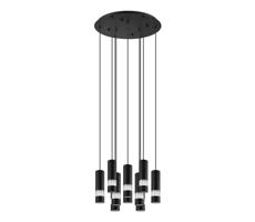 Eglo Eglo 39708 - LED Lustr na lanku BERNABETA 10xGU10/5W/230V černá