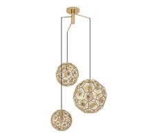 Eglo Eglo 39758 - Lustr na lanku SKOURA 3xE27/60W/230V